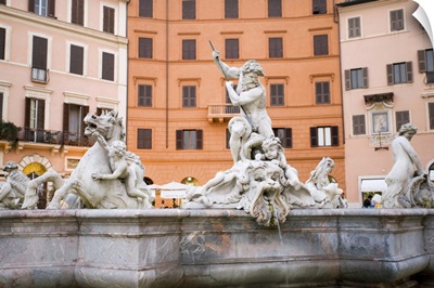 Neptune fountain at Navona square, Rome