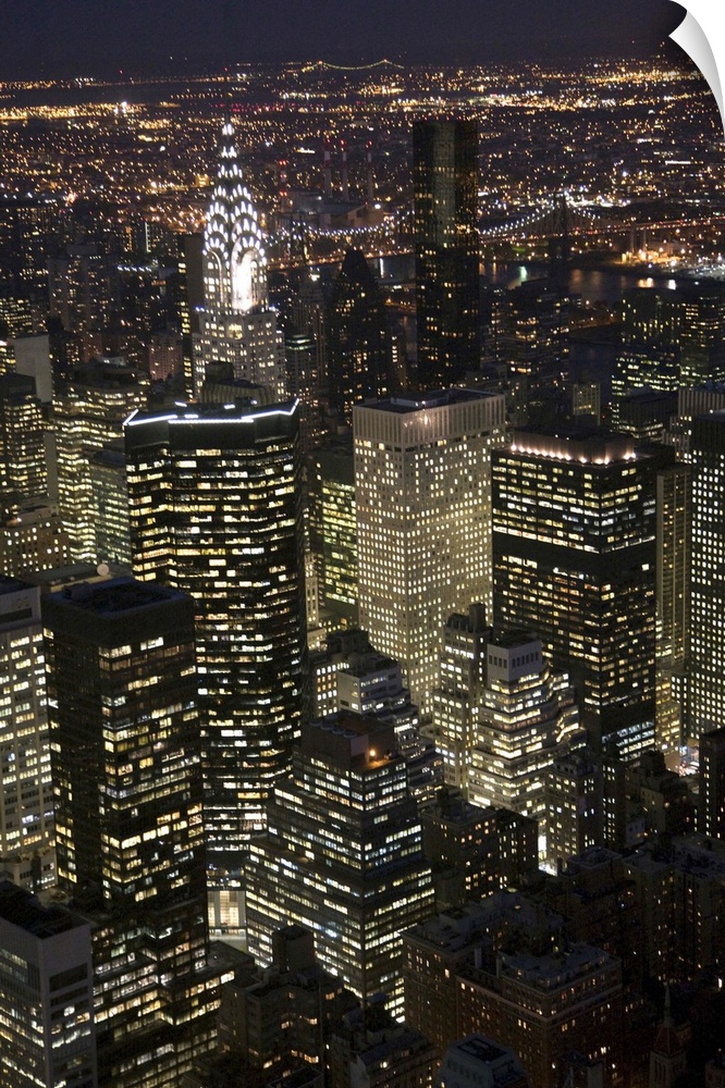 Midtown Manhattan from the Empire State Building, NYC, USA