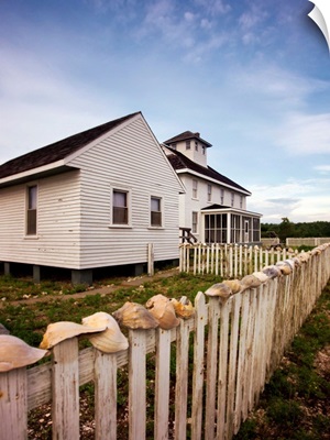 Old Coast Guard Station in Cape Lookout, North Carolina