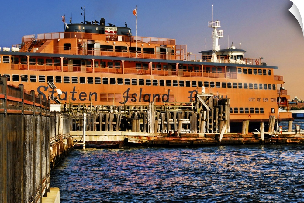 HDR image of New York's Staten Island Ferry.