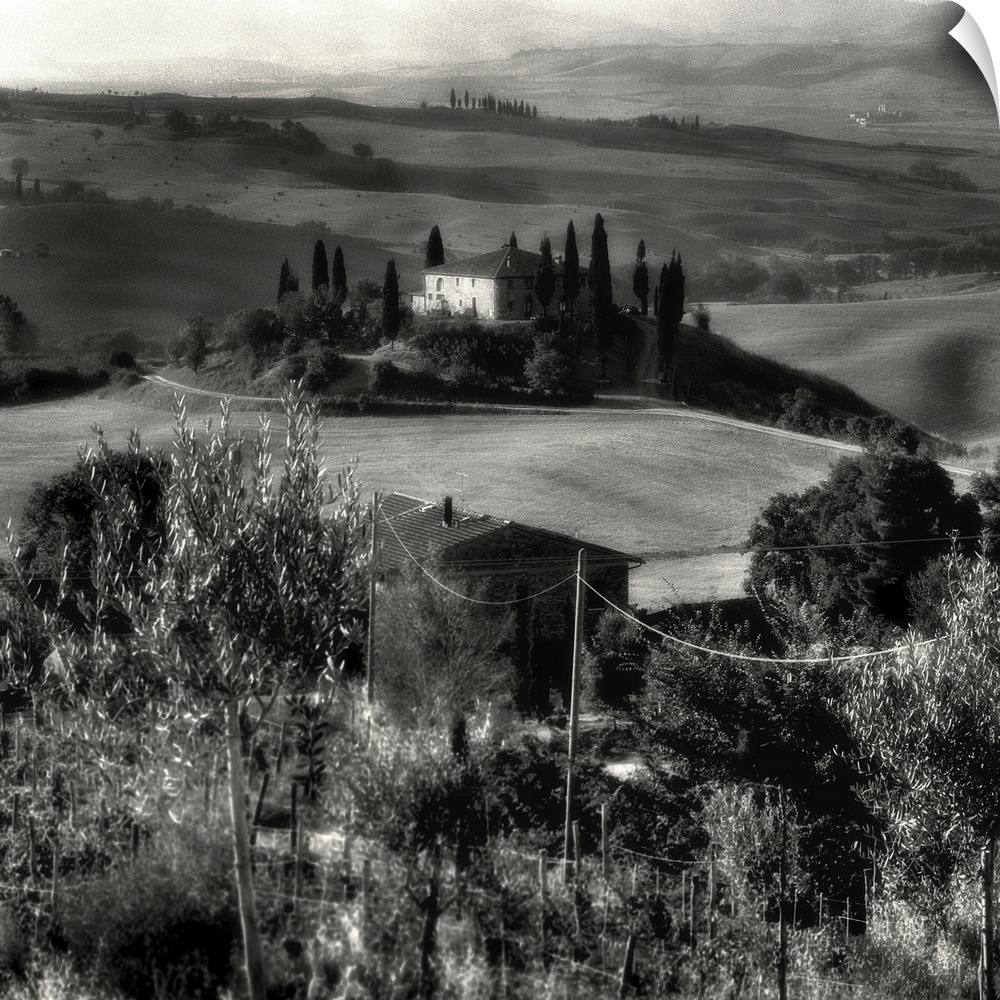 A rural scene in Tuscany