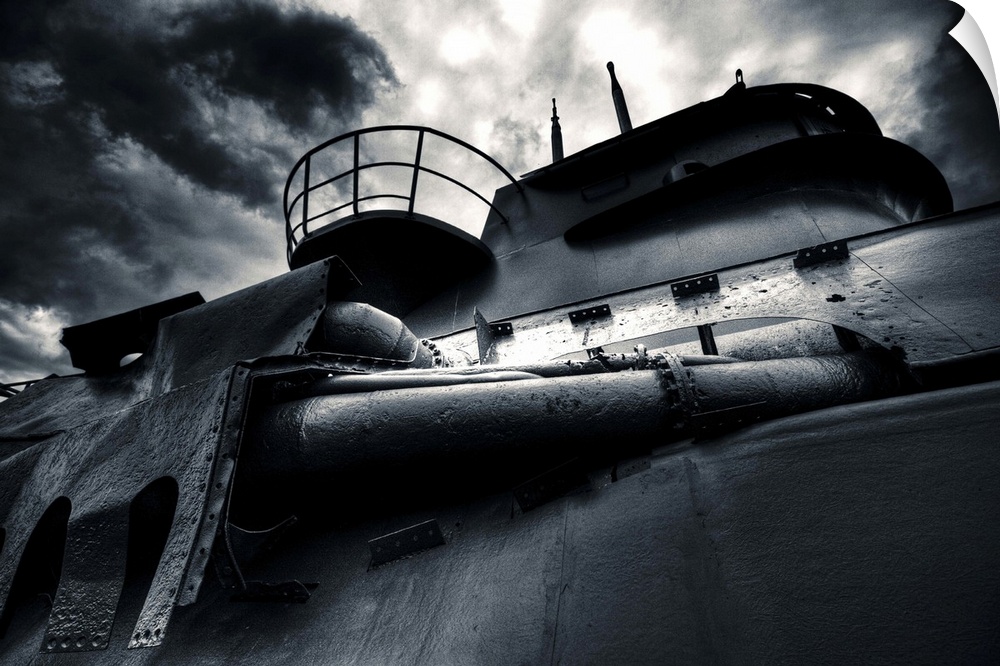 German submarine U-534 conning tower.