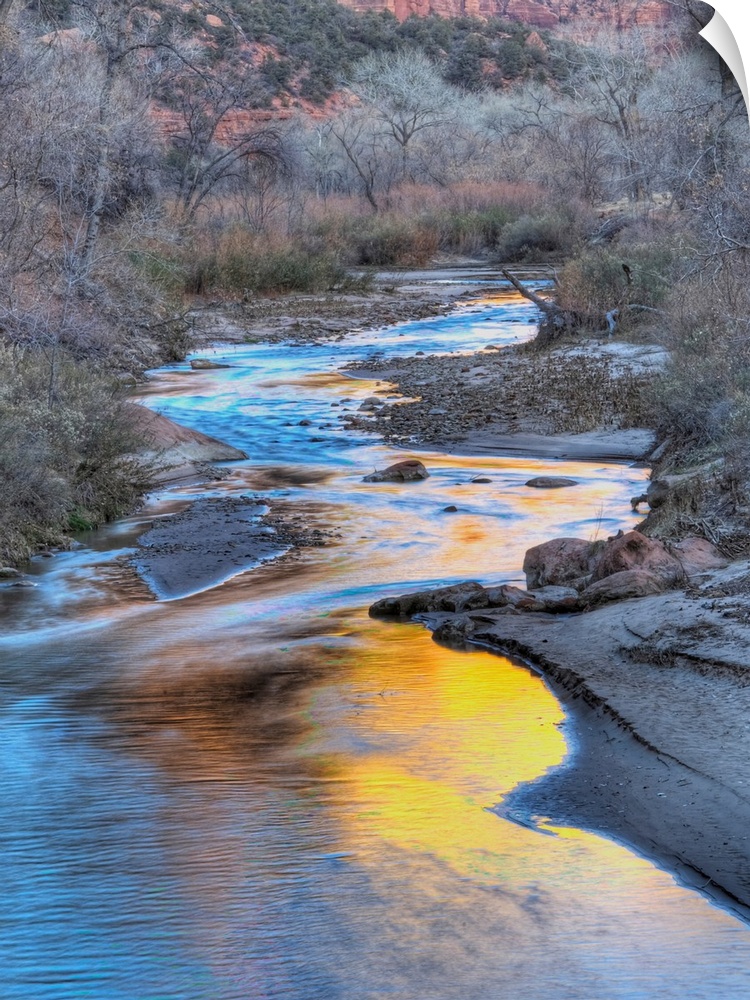 Virgin River in Zion National Park Utah