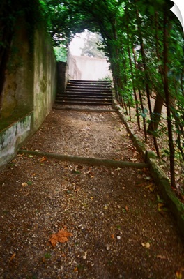 Walkway in Boboli Garden, Florence, Italy