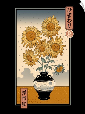 Sunflowers Ukiyo-E