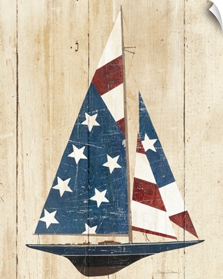 American Flag Sailboat