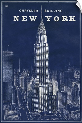 Blueprint Map New York Chrysler Building