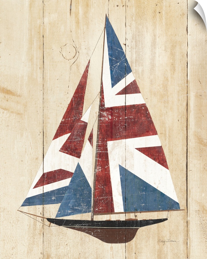 British Flag Sailboat