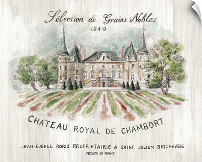 Chateau Chambort on Wood Color