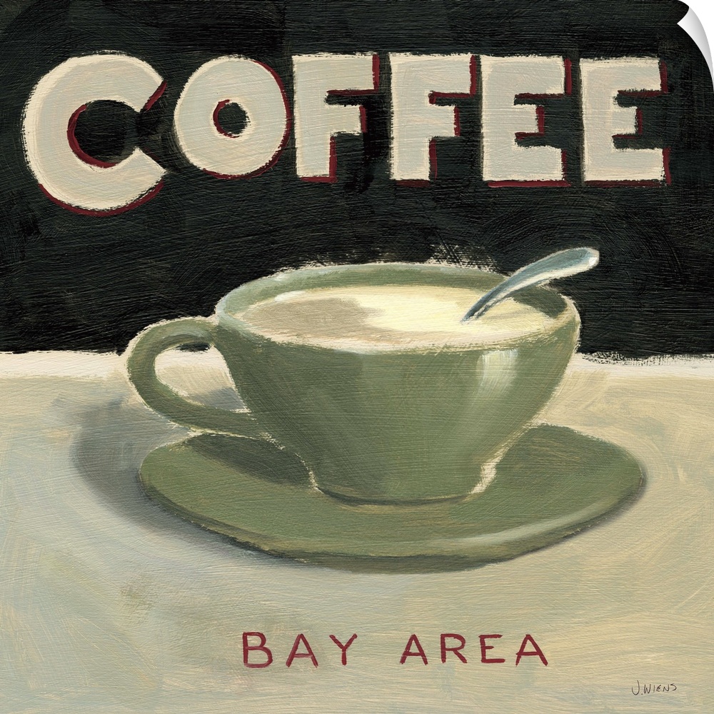 Contemporary Coffee sign for the Bay Area.