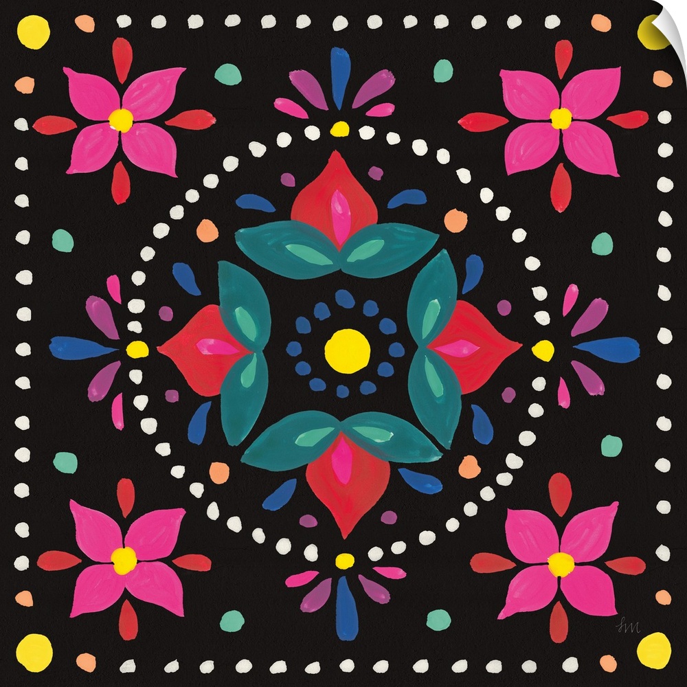 Floral Fiesta Tile VIII