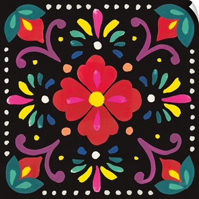 Floral Fiesta Tile XII