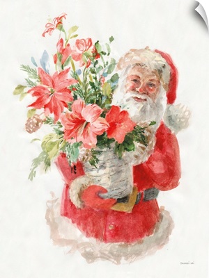 Floral Santa
