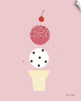 Ice Cream And Cherry II