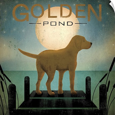 Moonrise Yellow Dog - Golden Pond