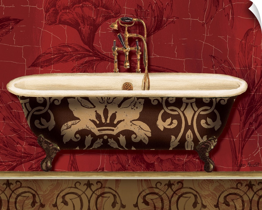 Royal Red Bath I