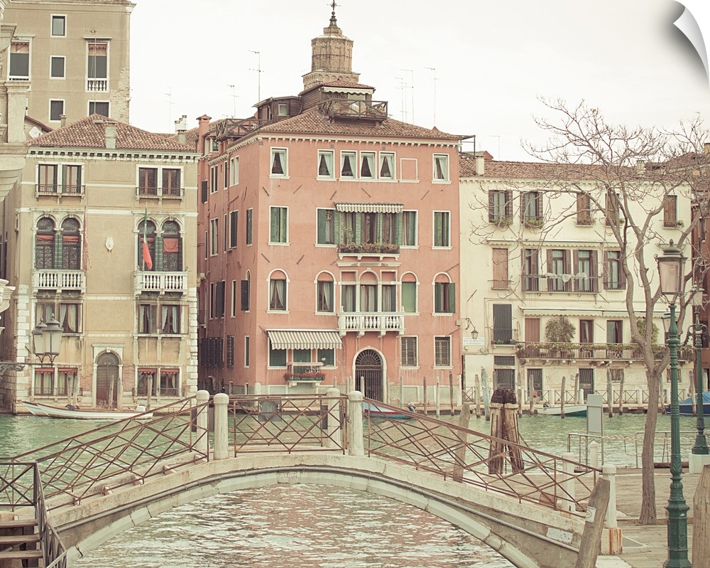 Square photograph of a cityscape in Venice, Italy.