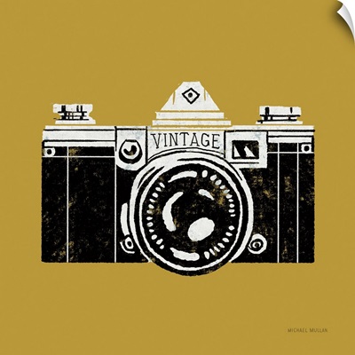 Vintage Camera Yellow