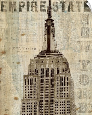 Vintage NY Empire State Building