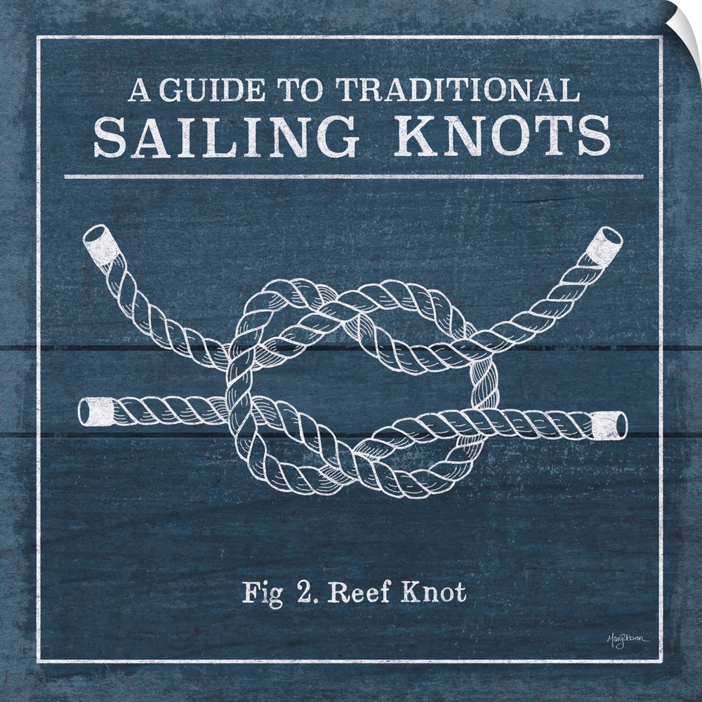 "A Guide To Traditional Sailing Knots- Fig 2. Reef Knot"