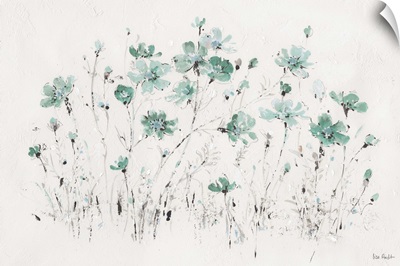 Wildflowers I Turquoise