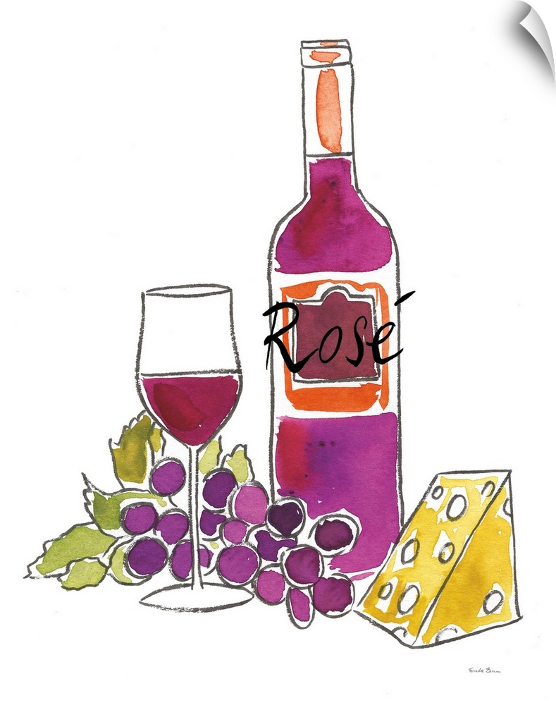 Wine Time III Rose