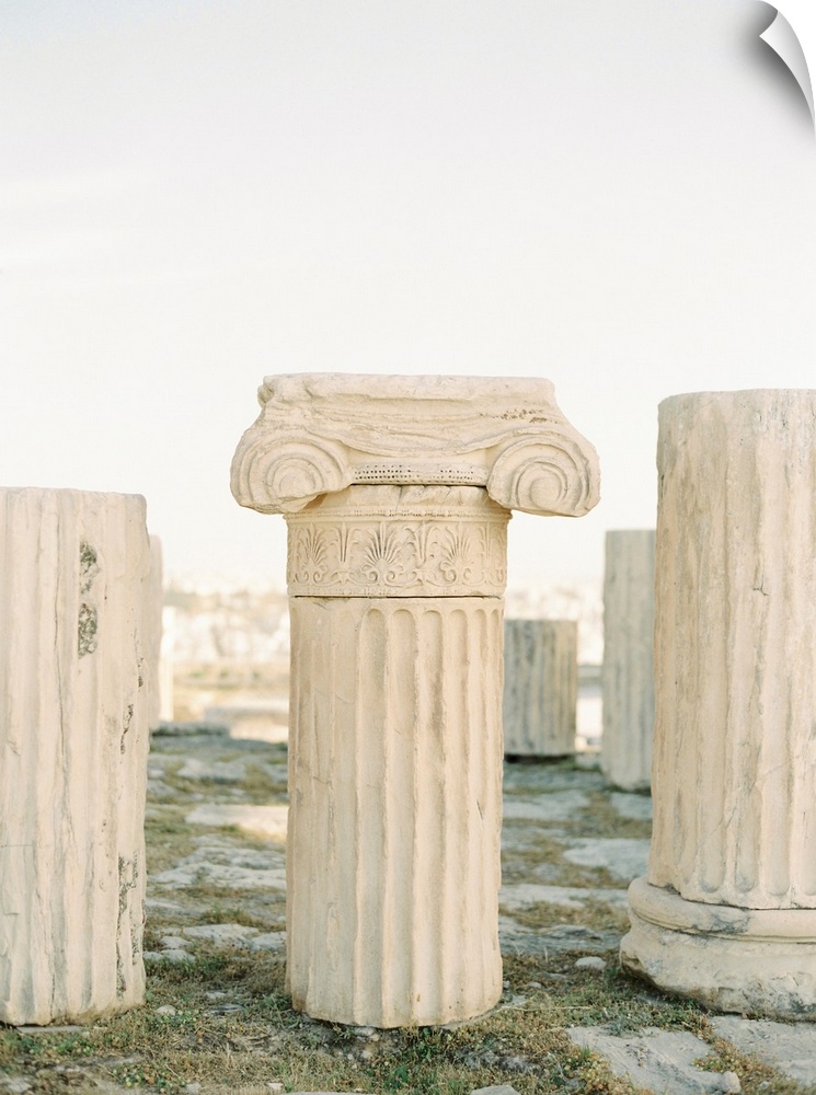Photograph of the classical architecture of Athens, Greece.