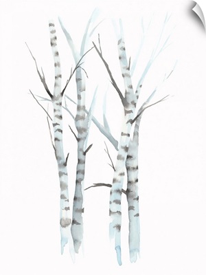 Aquarelle Birches I