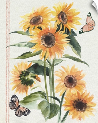Autumn Sunflowers I