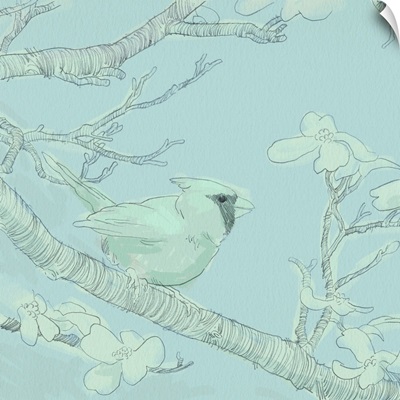 Backyard Bird Sketch I