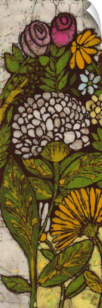 Batik Flower Panel I