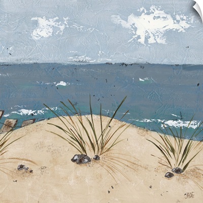 Beach Scene Triptych III