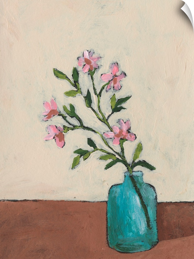 Blossom In Blue Vase II