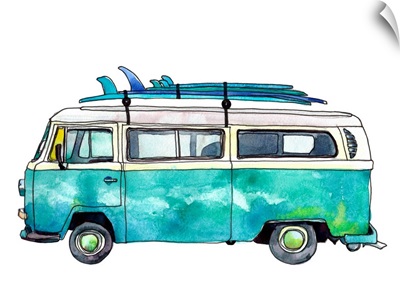 Blue Surf Van