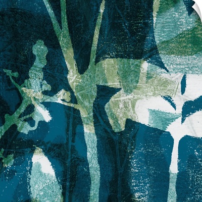Botanical Imprints In Blue II