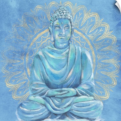Buddha On Blue I