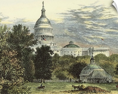 Capitol From the Botanical Gardens