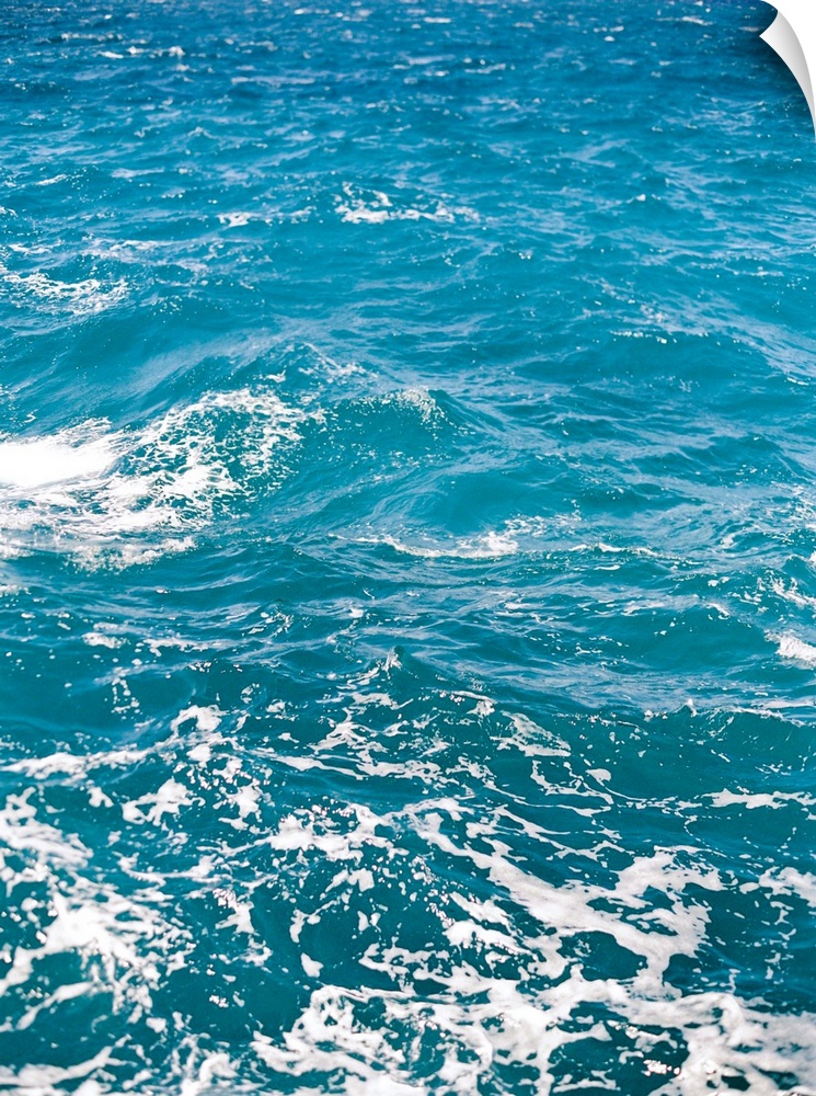 Photograph of choppy ocean water.