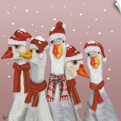Christmas Gaggle of Geese