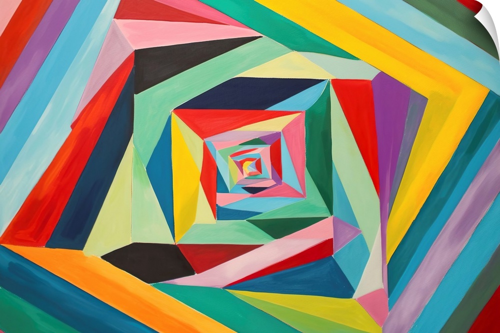 geometric abstraction wall art