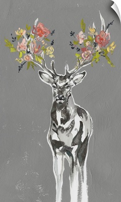 Deer and Flowers II