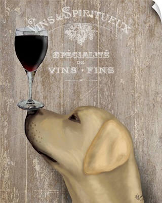 Dog Au Vin Yellow Labrador