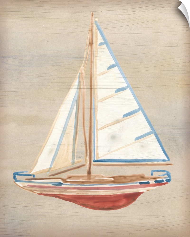 Driftwood Sailboat IV