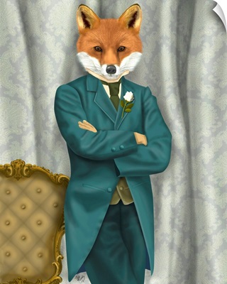 Fox Victorian Gentleman Portrait