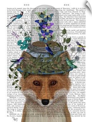 Fox with Butterfly Bell Jar