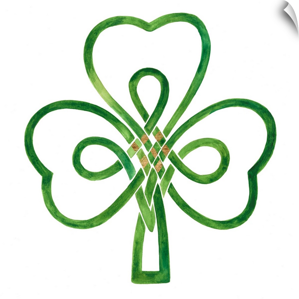 Gilded Shamrock I