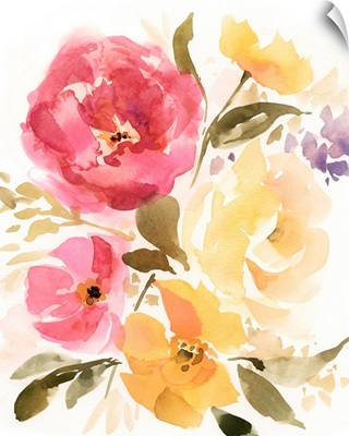 Golden Blush Blossoms II