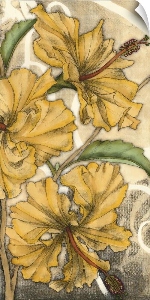 Vintage stylized botanical illustration.