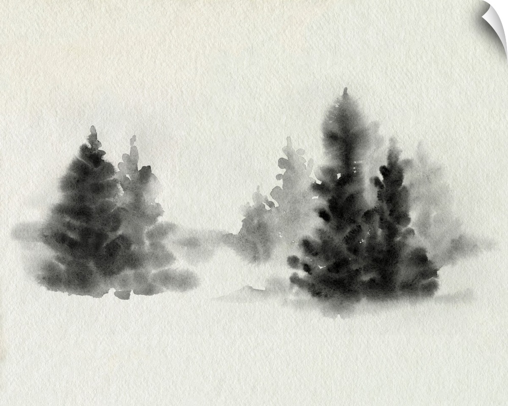 Inked Pine Forest IV