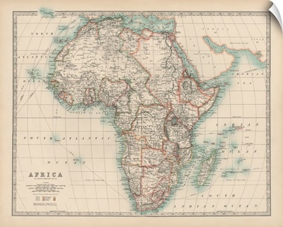 Johnstons Map of Africa